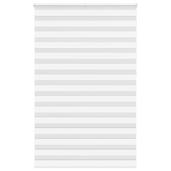 Rullgardin zebra vit 140x230 cm tyg bredd 135,9 cm polyester