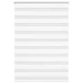 Miniatyrbild 1 av 2: Rullgardin zebra vit 115x150 cm tyg bredd 110,9 cm polyester