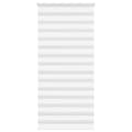 Miniatyrbild 1 av 2: Rullgardin zebra vit 105x200 cm tyg bredd 100,9 cm polyester
