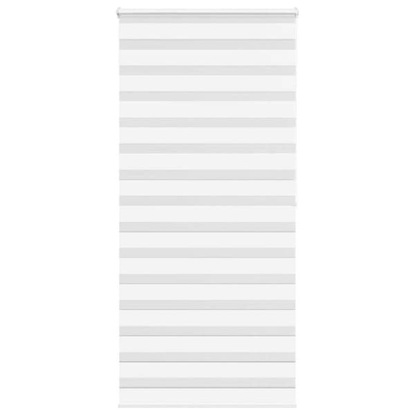 Rullgardin zebra vit 105x200 cm tyg bredd 100,9 cm polyester