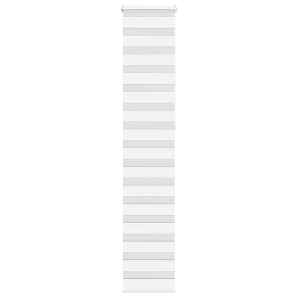 Rullgardin zebra vit 45x230 cm tyg bredd 40,9 cm polyester