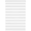 Miniatyrbild 1 av 2: Rullgardin zebra vit 105x150 cm tyg bredd 100,9 cm polyester