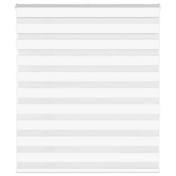 Rullgardin zebra vit 120x150 cm tyg bredd 115,9 cm polyester