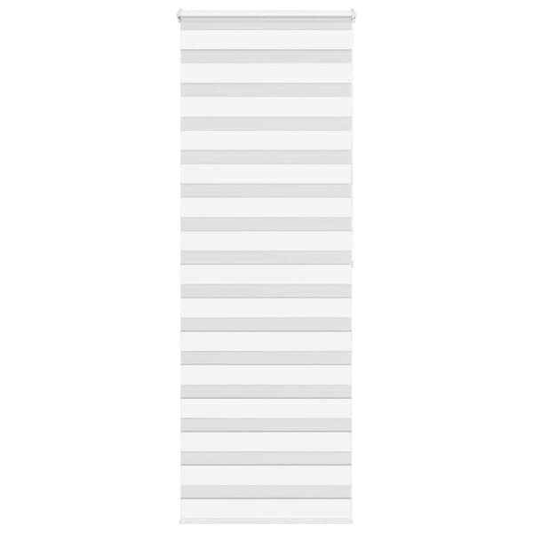 Rullgardin zebra vit 85x200 cm tyg bredd 80,9 cm polyester