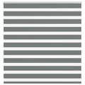 Miniatyrbild 1 av 2: Rullgardin zebra mörkgrå 150x100 cm tyg bredd 145,9cm polyester
