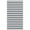 Miniatyrbild 1 av 2: Rullgardin zebra mörkgrå 125x230 cm tyg bredd 120,9cm polyester