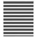 Miniatyrbild 1 av 2: Rullgardin zebra svart 120x100 cm tyg bredd 115,9cm polyester