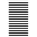 Miniatyrbild 1 av 2: Rullgardin zebra svart 130x230 cm tyg bredd 125,9 cm polyester