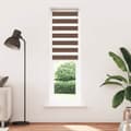 Miniatyrbild 2 av 2: Rullgardin zebra brun 55x230 cm tyg bredd 50,9 cm polyester