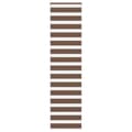 Miniatyrbild 1 av 2: Rullgardin zebra brun 55x230 cm tyg bredd 50,9 cm polyester
