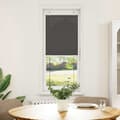 Miniatyrbild 2 av 2: Plisserad persienn svart 45x150cm tyg bredd 44,4cm polyester