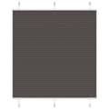 Miniatyrbild 1 av 2: Plisserad persienn svart 120x100 cm tyg bredd 119,4cm polyester
