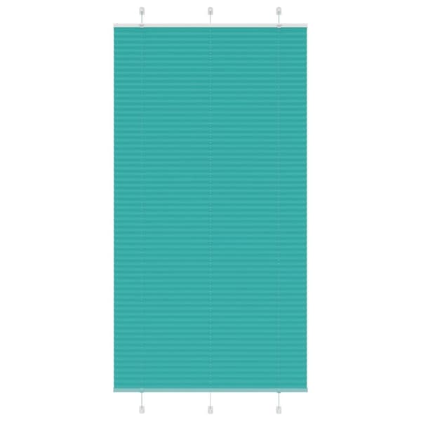 Plisserad persienn bensingrön 105x200 cm tyg bredd 104,4cm