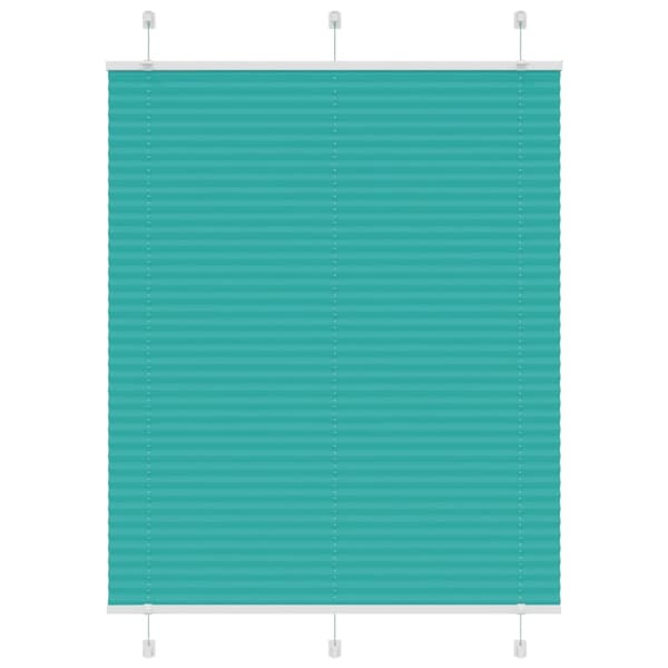 Plisserad persienn bensingrön 110x150 cm tyg bredd 109,4cm