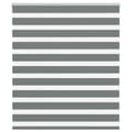 Miniatyrbild 1 av 2: Rullgardin zebra mörkgrå 130x100 cm tyg bredd 125,9cm polyester