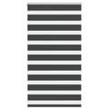 Miniatyrbild 1 av 2: Rullgardin zebra svart 70x150 cm tyg bredd 65,9 cm polyester