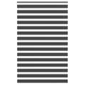 Miniatyrbild 1 av 2: Rullgardin zebra svart 140x200 cm tyg bredd 135,9 cm polyester