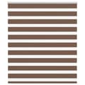 Miniatyrbild 1 av 2: Rullgardin zebra brun 125x150 cm tyg bredd 120,9 cm polyester