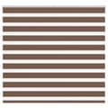 Miniatyrbild 1 av 2: Rullgardin zebra brun 160x100 cm tyg bredd 155,9 cm polyester
