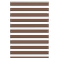 Miniatyrbild 1 av 2: Rullgardin zebra brun 95x100 cm tyg bredd 90,9 cm polyester
