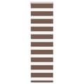 Miniatyrbild 1 av 2: Rullgardin zebra brun 40x150 cm tyg bredd 35,9 cm polyester