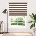 Miniatyrbild 2 av 2: Rullgardin zebra brun 155x230 cm tyg bredd 150,9 cm polyester