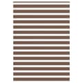 Miniatyrbild 1 av 2: Rullgardin zebra brun 155x230 cm tyg bredd 150,9 cm polyester