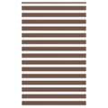 Miniatyrbild 1 av 2: Rullgardin zebra brun 145x230 cm tyg bredd 140,9 cm polyester