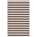 Miniatyrbild 1 av 2: Rullgardin zebra brun 140x230 cm tyg bredd 135,9 cm polyester