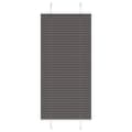 Miniatyrbild 1 av 2: Plisserad persienn svart 65x150cm tyg bredd 64,4cm polyester