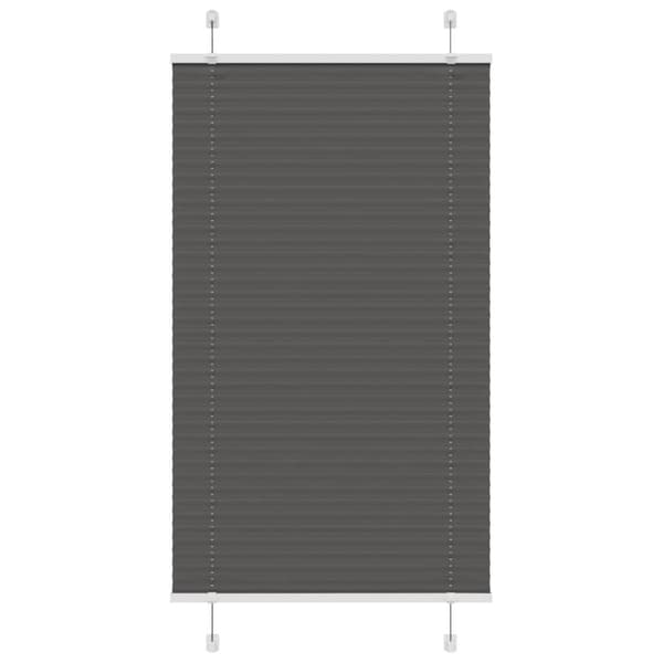 Plisserad persienn svart 70x100 cm tyg bredd 69,4 cm polyester