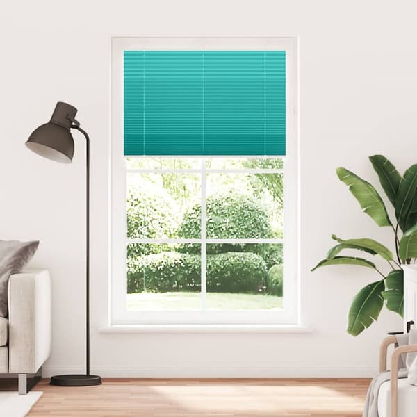 Plisserad persienn bensingrön 120x200 cm tyg bredd 119,4cm