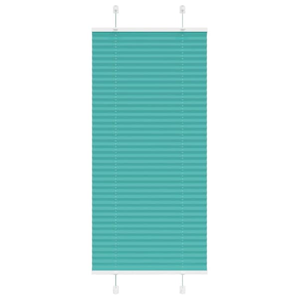 Plisserad persienn bensingrön 55x150cm tyg bredd 54,4cm