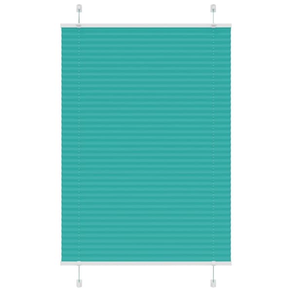 Plisserad persienn bensingrön 90x150 cm tyg bredd 89,4cm