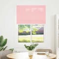 Miniatyrbild 2 av 2: Plisserad persienn rosa 95x100 cm tyg bredd 94,4 cm polyester