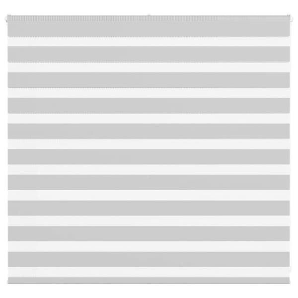 Rullgardin zebra ljusgrå 155x100 cm tyg bredd 150,9cm polyester