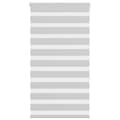 Miniatyrbild 1 av 2: Rullgardin zebra ljusgrå 70x150 cm tyg bredd 65,9 cm polyester