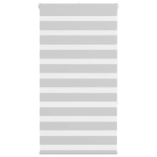 Rullgardin zebra ljusgrå 70x150 cm tyg bredd 65,9 cm polyester