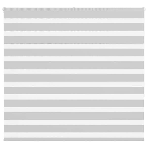 Rullgardin zebra ljusgrå 165x150 cm tyg bredd 160,9cm polyester
