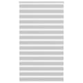 Miniatyrbild 1 av 2: Rullgardin zebra ljusgrå 130x200 cm tyg bredd 125,9cm polyester