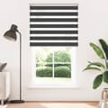 Miniatyrbild 2 av 2: Rullgardin zebra svart 120x200 cm tyg bredd 115,9 cm polyester