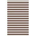 Miniatyrbild 1 av 2: Rullgardin zebra brun 145x200 cm tyg bredd 140,9 cm polyester