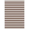 Miniatyrbild 1 av 2: Rullgardin zebra brun 155x200 cm tyg bredd 150,9 cm polyester