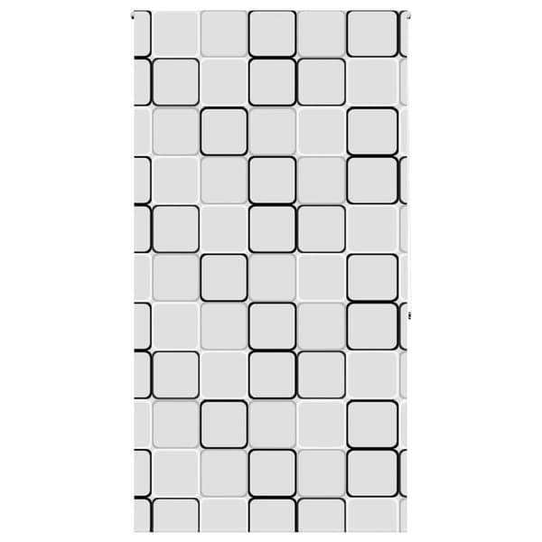 Rullgardin för dusch 140x240 cm tyg bredd 136 cm