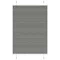 Miniatyrbild 2 av 2: Plisserad persienn antracit 95x100cm tyg bredd 94,4cm polyester
