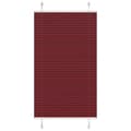 Miniatyrbild 1 av 2: Plisserad persienn Bordeaux röd 75x150 cm tyg bredd 74,4 cm