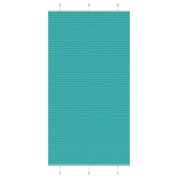 Plisserad persienn bensingrön 110x200 cm tyg bredd 109,4cm