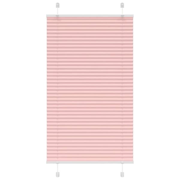 Plisserad persienn rosa 70x150 cm tyg bredd 69,4 cm polyester