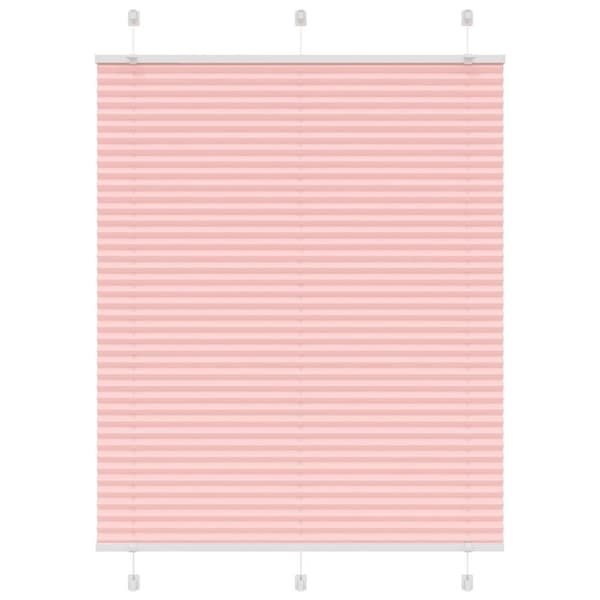Plisserad persienn rosa 110x100 cm tyg bredd 109,4cm polyester