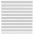 Miniatyrbild 1 av 2: Rullgardin zebra ljusgrå 140x150 cm tyg bredd 135,9cm polyester